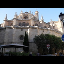 Die Rückseite der Kathedrale von Granada